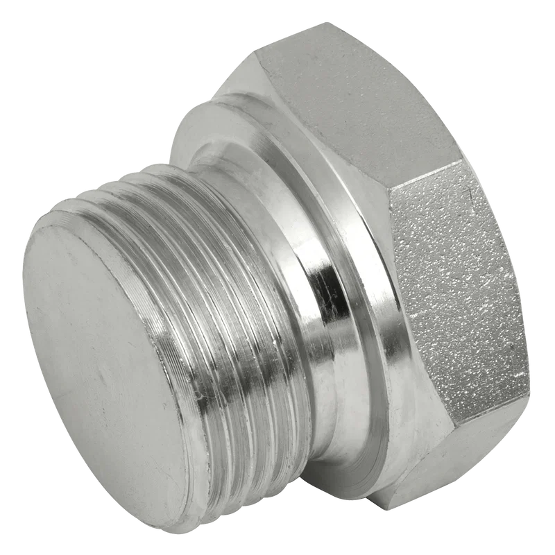 NPTF MALE SOLID PLUG STEEL