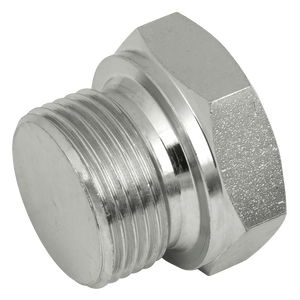 NPTF MALE SOLID PLUG STEEL