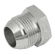 1/4 BSPP JIS SOLID STEEL PLUG