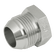 1/4 BSPP JIS SOLID STEEL PLUG