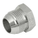 22MM MALE JIS SOLID STEEL PLUG