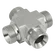 1 BSPP EQUAL MALE CROSS STEEL