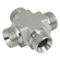 1 BSPP EQUAL MALE CROSS STEEL