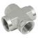 1/4 NPTF EQUAL FEM CROSS STEEL