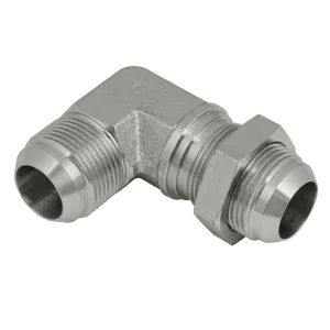 JIC M/M 90 STEEL BULKHEAD FORGED