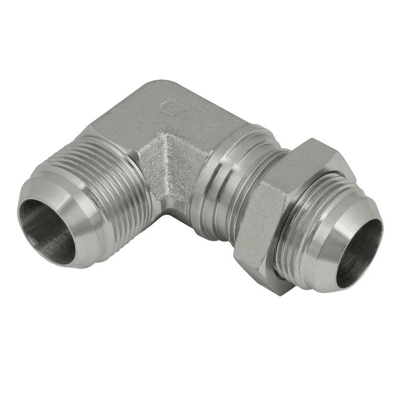 JIC M/M 90 STEEL BULKHEAD FORGED