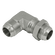 3/8 JIC M/M 90 STEEL BULKHEAD FORGED