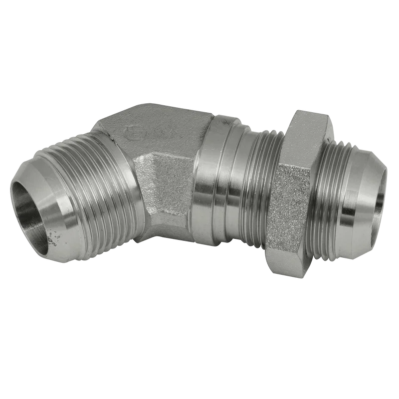 JIC M/M 45 STEEL BULKHEAD FORGED