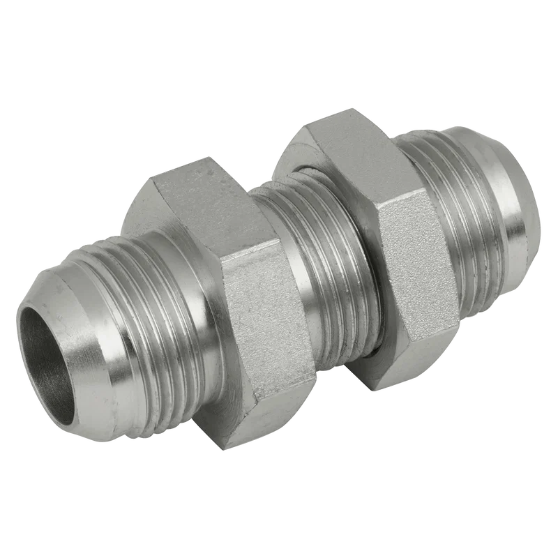 JIC MALE BULKHEAD & LOCKNUT