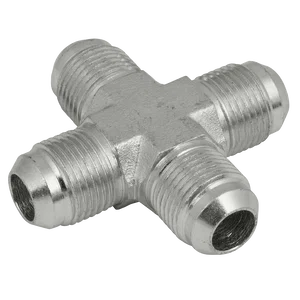 JIC EQUAL MALE STEEL CROSS
