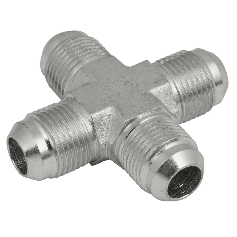 JIC EQUAL MALE STEEL CROSS