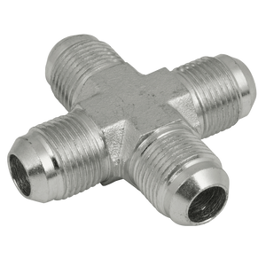 JIC EQUAL MALE STEEL CROSS