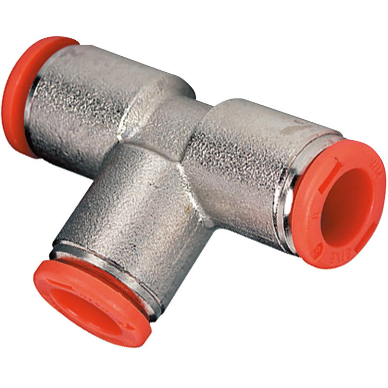EQUAL TEE 12MM NP-BRASS