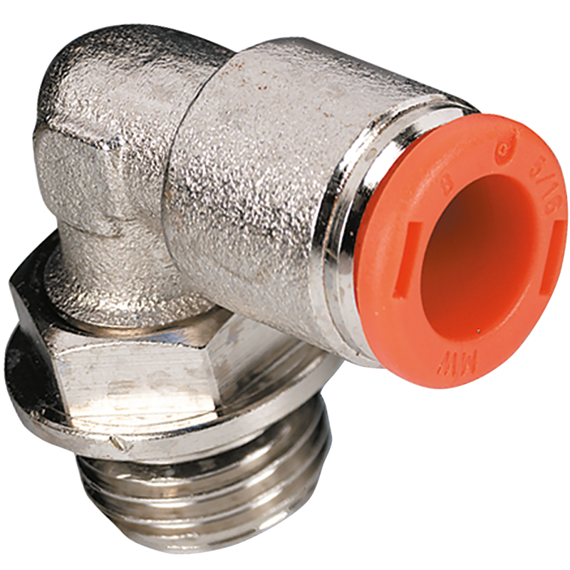 MALE STUD SWIVEL ELBOW 8MM - G1/8 PARA