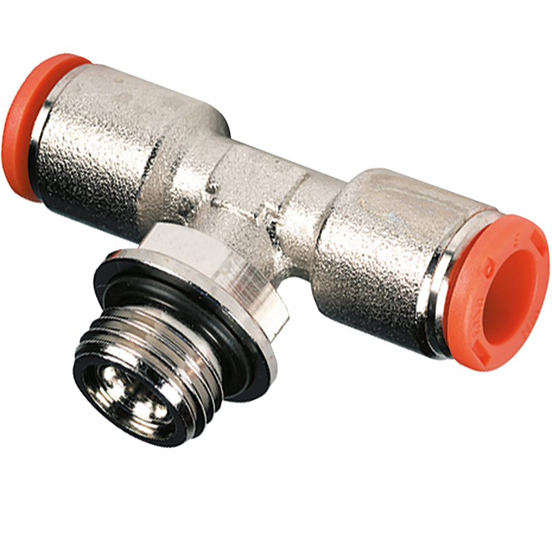 MALE STUD SWIVEL TEE 6MM - G1/8 P&T