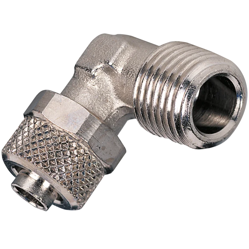 MALE STUD ELBOW HOSE TO