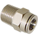 MALE STUD 4MM TO R1/4 THREAD