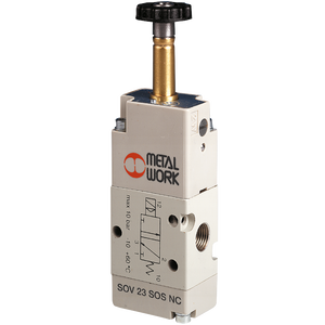 S70 VALVE 3/8 3/2 SOL/SPR NO