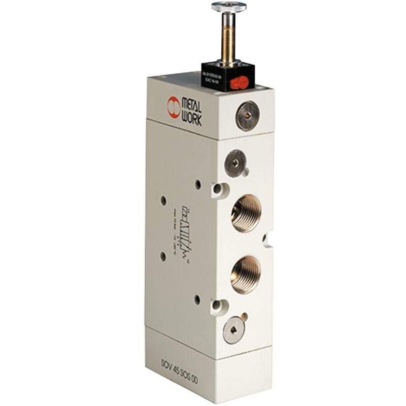 S70 VALVE 3/8 5/2 SOL/SPR ASS
