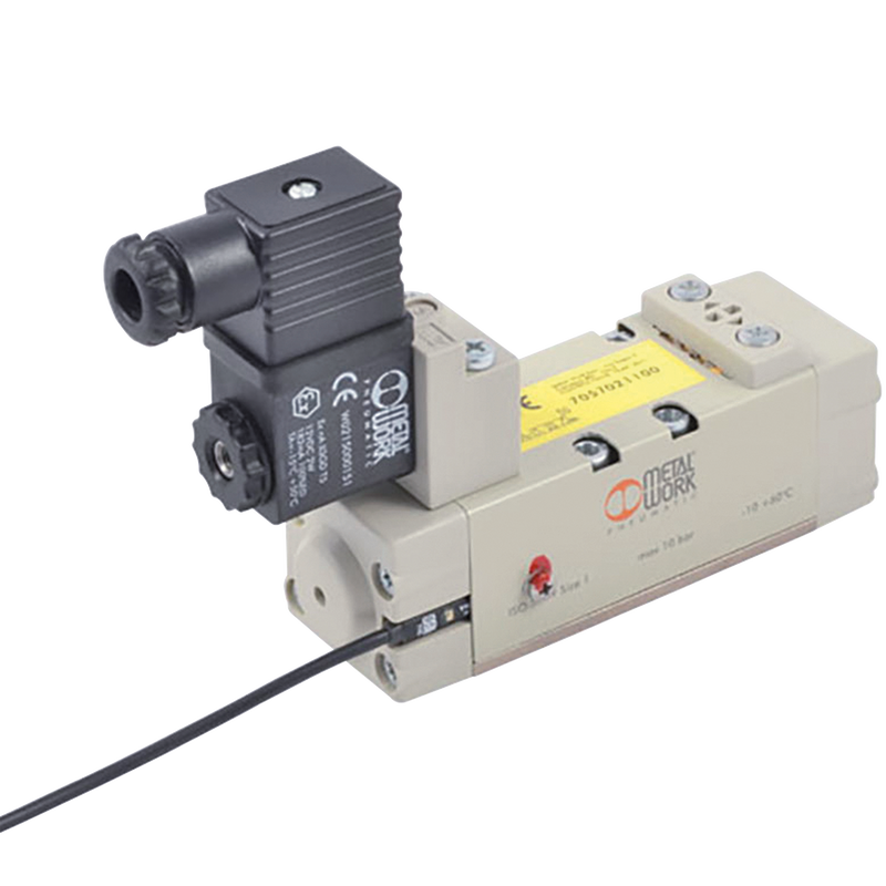 ISO 2 SOLENOID/SPRING 2.5M 3 WIRES