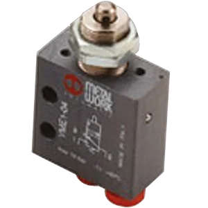 VME P/M PLUNG VALVE 4MM PUSH N/C