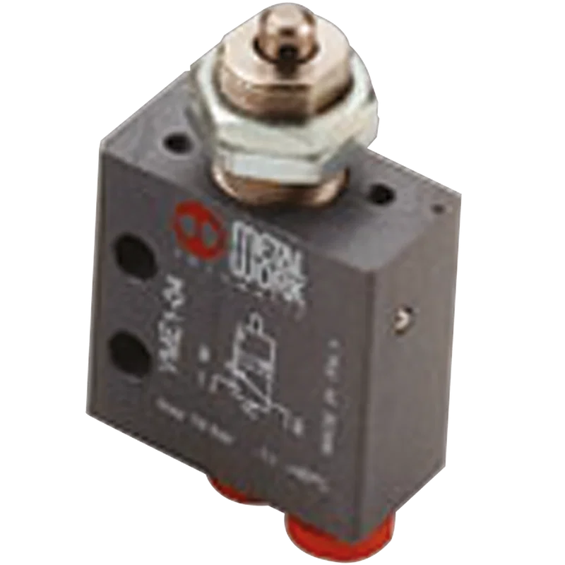 VME P/M PLUNG VALVE 4MM PUSH N/C