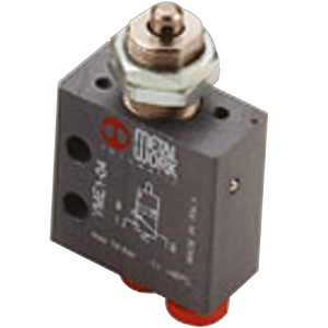 VME P/M PLUNG VALVE 4MM PUSH N/C