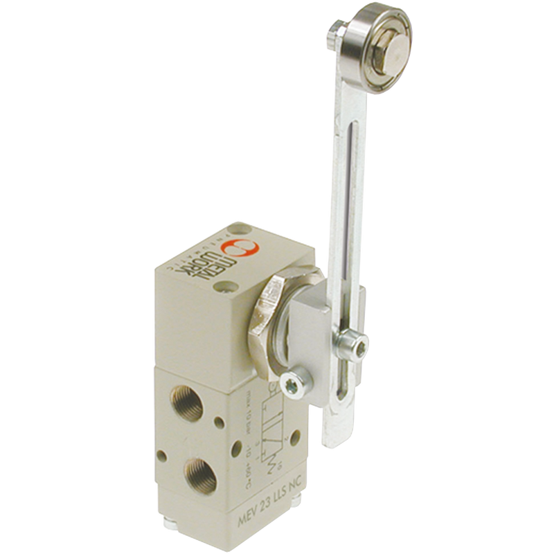 ROLLER VALVE 3/2 1/8 PORTS SPRING RETURN