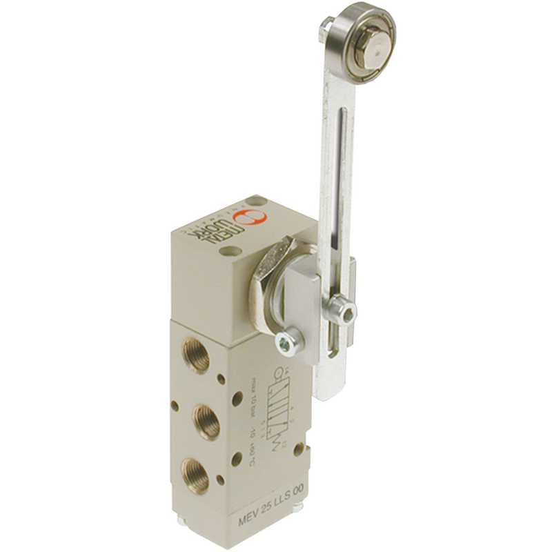 ROLLER VALVE 5/2 1/8 PORTS SPRING RETURN