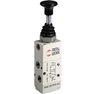 PUSH/PULL VALVE 3/2 BI-STABLE G1/8