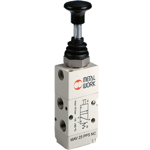 PUSH/PULL VALVE 3/2 BI-STABLE G1/8