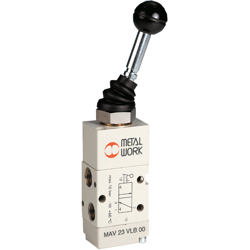TOP LEVER VALVE 3/2 BI-STABLE G1/8