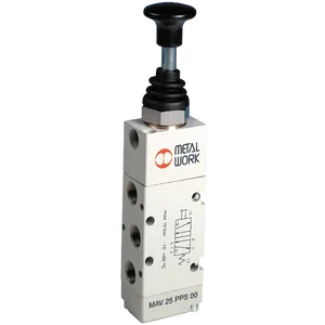 PUSH/PULL VALVE 5/2 BI-STABLE G1/8