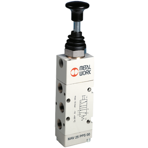 PUSH/PULL VALVE 5/2 BI-STABLE G1/8