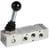 LEVER VALVE 5/2 SPRING RETURN G1/8