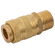 BE25B-BRASS EURO COUPLINGS 1/4 BSPP MALE
