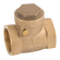 1 BSPP BRASS SWING CHECK VLV METAL SEAT