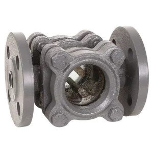 PN16 C.IRON SIGHT GLASS W/BAFF