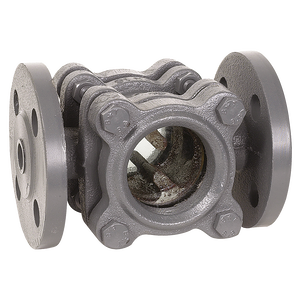 PN16 C.IRON SIGHT GLASS W/BAFF