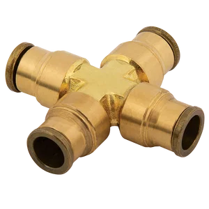 MISTING PUSH IN FITTING EQUAL CROSS 3/8
