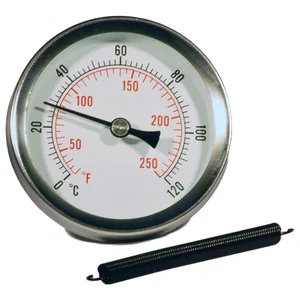 63MM HVAC TEMP GAUGE CON BK MTG SPR MTD
