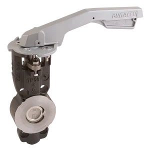 PN40 WAFER BFLY VV CS/SS/RTFE LVR