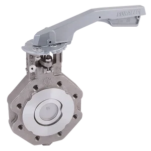 PN40 L+T BFLY VV SS/SS/RTFE LVR OP