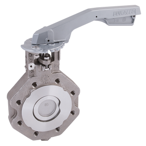 PN40 L+T BFLY VV SS/SS/RTFE LVR OP