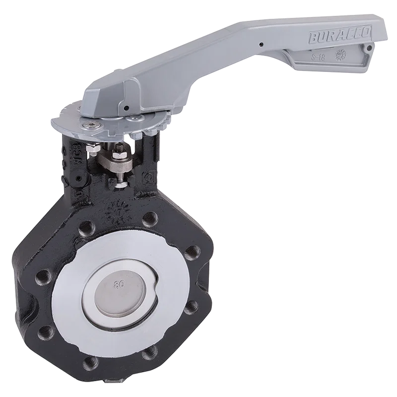 PN40 L+T BFLY VV CS/SS/RTFE LVR OP