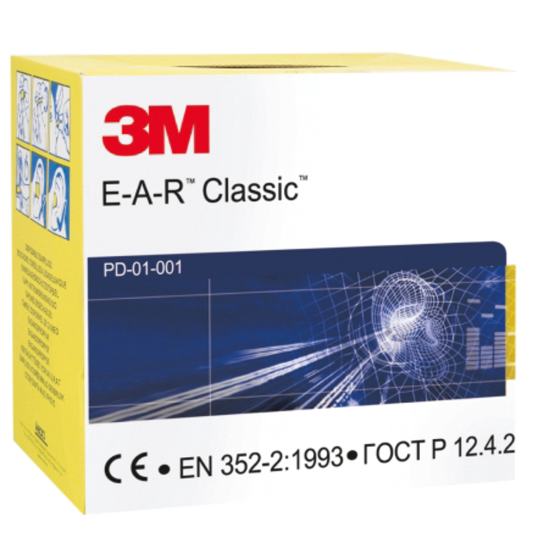 3M E.A.R EAR PLUGSBOX OF 250 PAIRS