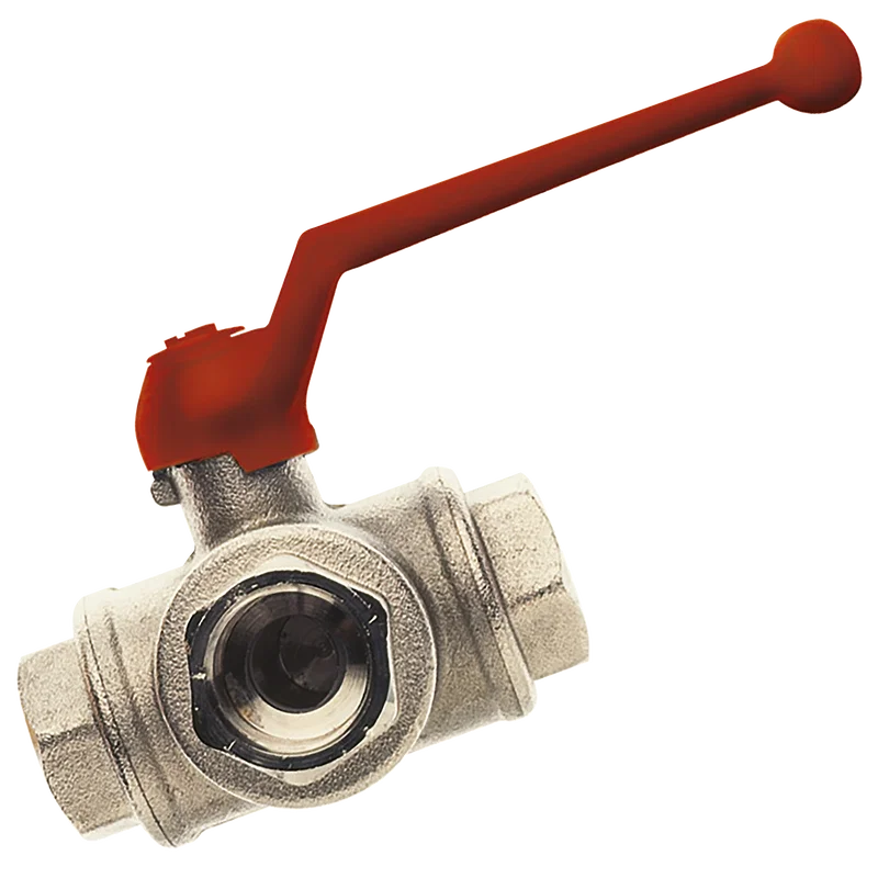 BSP FEM BALL VALVE 3WAY T PORT