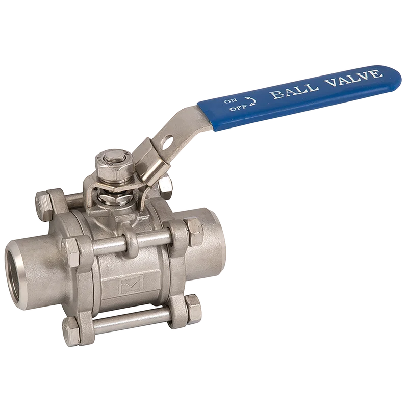B/WELD 3PC FULL BORE B/V LOCK/LVR
