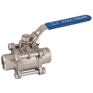 B/WELD 3PC FULL BORE B/V LOCK/LVR