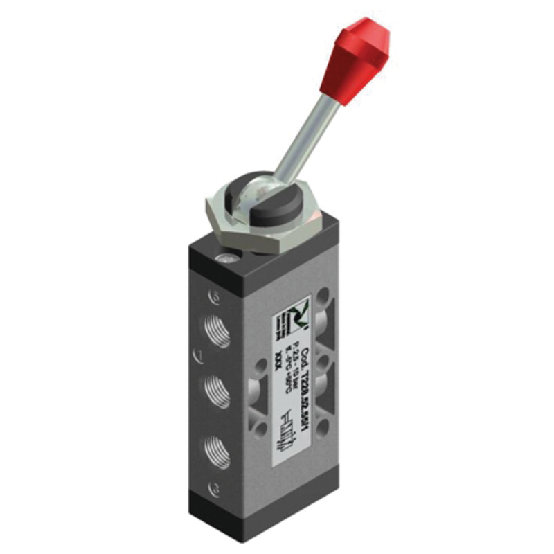 VLVE-BLACK LEVER FRONTFACING 2 POSITION